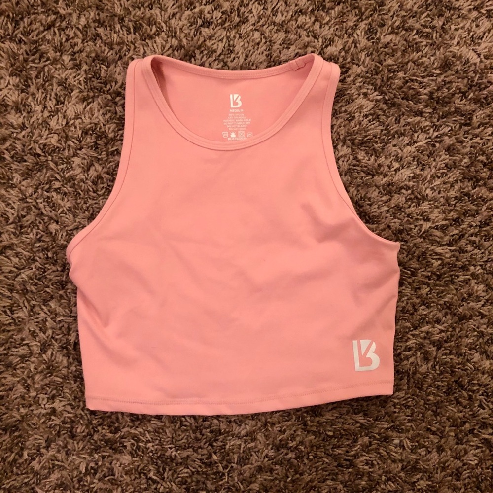 Size Medium Pink Buffbunny Crop Top